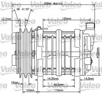 VALEO 815803 Compressor, air conditioning